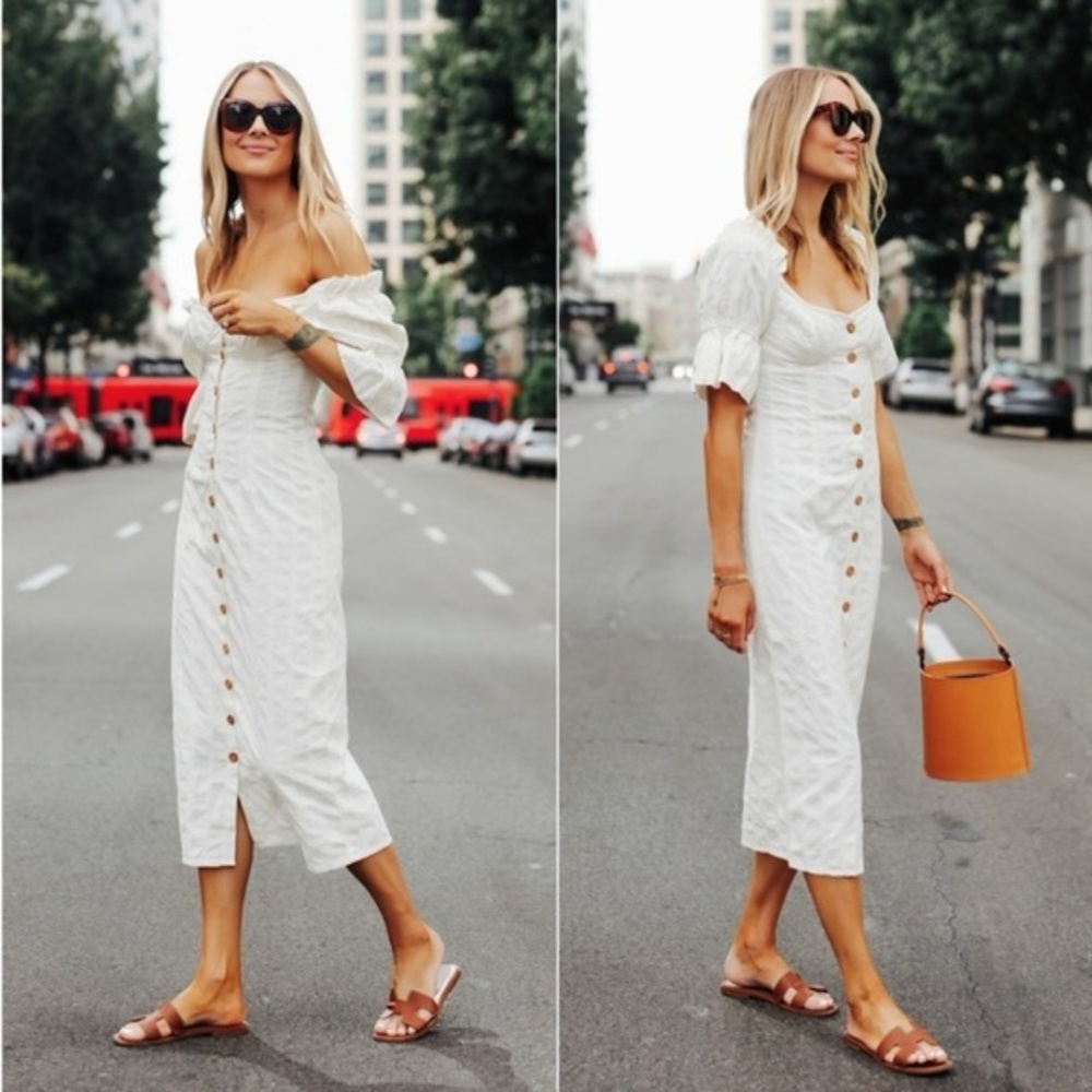 Free People Acting Cool Midi Dress